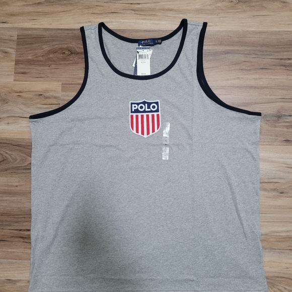 Men's XL Polo Chariots Tank Top - Picture 1 of 6